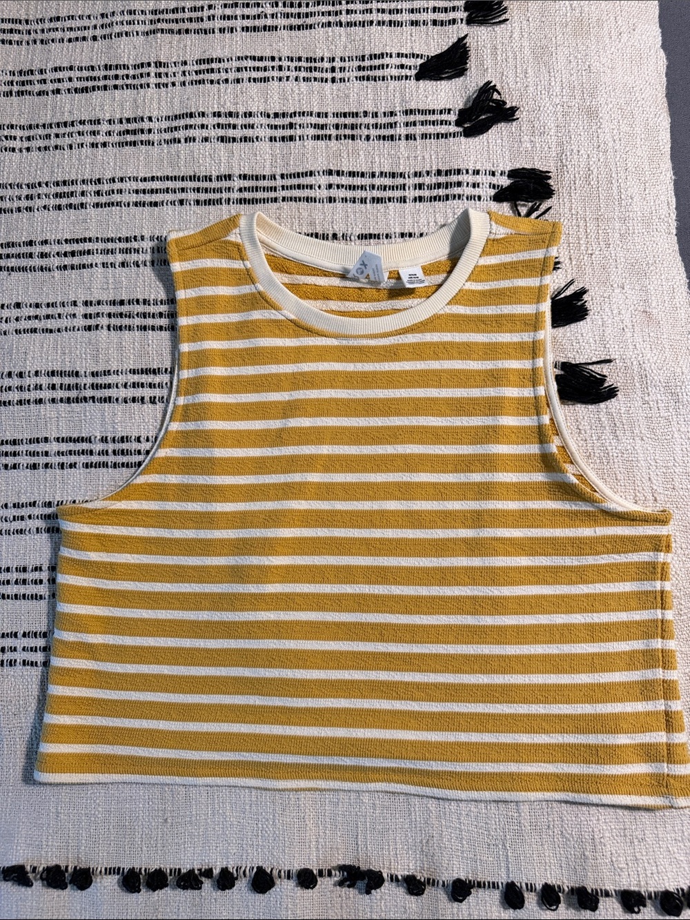 Yellow Stripe Tank Top by Roxy